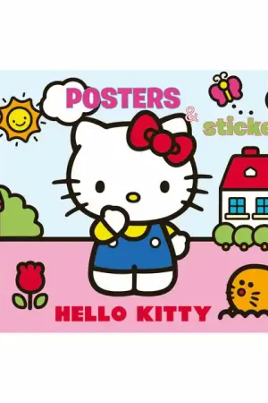 Shop Nu Hello Kitty Posterboek om te Kleuren met Stickers