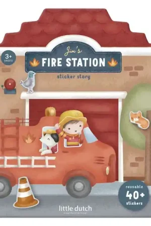 Bestseller Little Dutch Stickervellen Jim's Brandweer