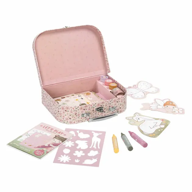 Little Dutch Kleurkoffer Rosa Fairy Garden Direct Verzonden