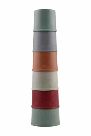 Happy World Stapelbekers 100% Gerecycled Kunststof - 10st. Betrouwbaar