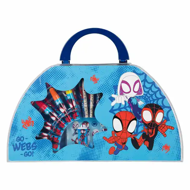 Exclusieve Aanbieding Kleurkoffer Spidey - 48dlg.