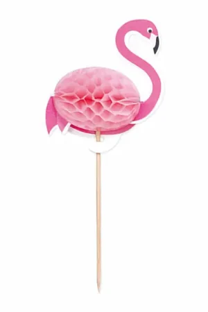 Fabrieksprijs Cocktailprikkers Flamingo 10x6cm Aloha - 10st.