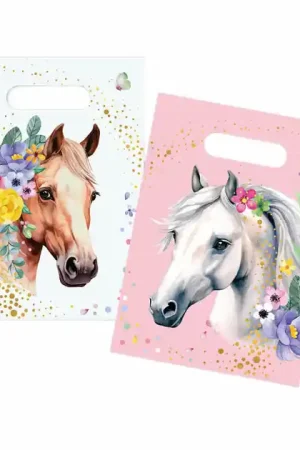 Voordeelprijs Uitdeelzakjes Paarden - 6st.