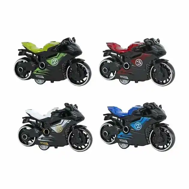 Fabrieksprijs Roadblasters Motor Die Cast Pull Back - 9cm
