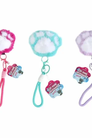 Beste Prijs Glamour Fluffy Sleutelhanger Kattenpootje