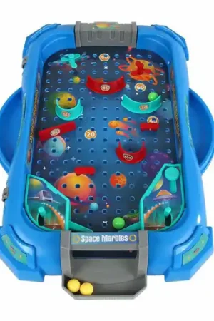 Superprijs Pinball Flipperkast Space Marbles 2in1 - 33,5x24,5cm