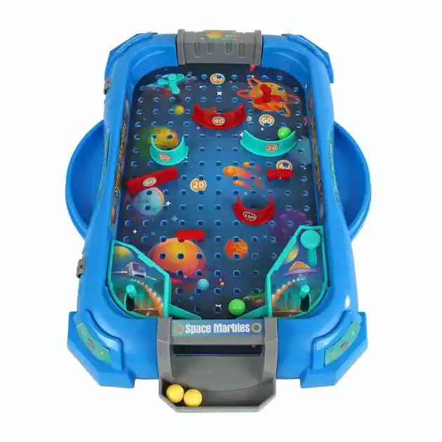 Superprijs Pinball Flipperkast Space Marbles 2in1 - 33,5x24,5cm