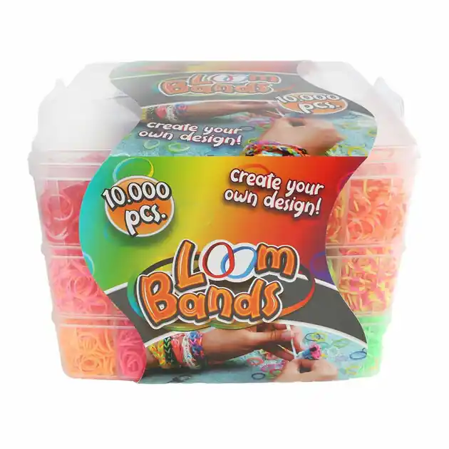 Favoriet Loom Bands Opbergbox met 3 Lagen - 10.000 Elastiekjes