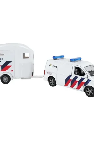 Kids Globe VW Transporter Politie met Cheval Liberte Paardentrailer Beste Prijs