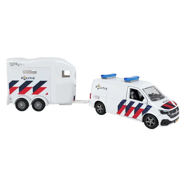 Kids Globe VW Transporter Politie met Cheval Liberte Paardentrailer Beste Prijs