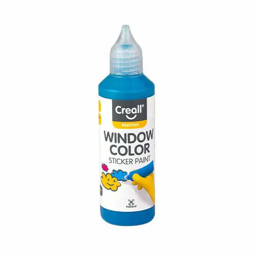 Tijdelijk Beschikbaar Creall Raamverf Turquoise - 80ml