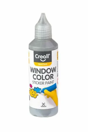 Dagaanbieding Creall Raamverf Grijs - 80ml
