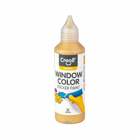Beperkte Voorraad Creall Raamverf Goud - 80ml