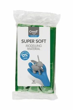 Creall Supersoft Klei Conserveringsvrij Groen - 500gr. Direct Verzonden