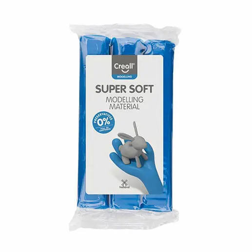 Hete Deal Creall Supersoft Klei Conserveringsvrij Blauw - 500gr.