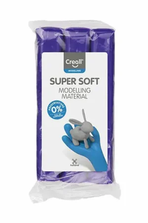 Direct Verzonden Creall Supersoft Klei Conserveringsvrij Paars - 500gr.
