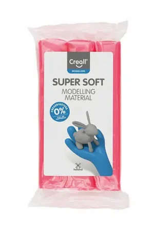 Gratis Retour Creall Supersoft Klei Conserveringsvrij Roze - 500gr.