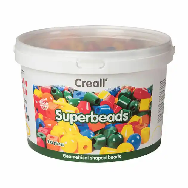 Nu Kopen Creall Superkralen 7 Vormen 5 Kleuren - 245st.