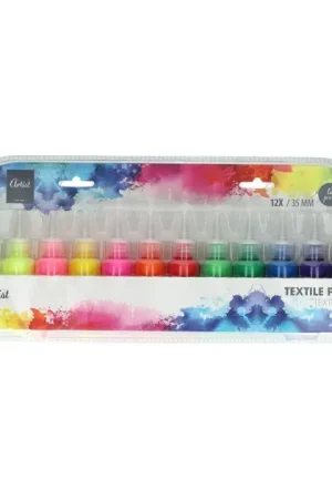 Textielverf 35ml - 12st. Direct Beschikbaar