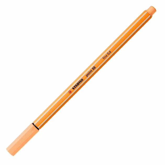 STABILO point 88 Fineliner - Pastel Oranje Korting