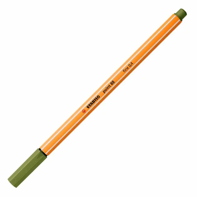Betaalbaar STABILO point 88 Fineliner - Mos Groen