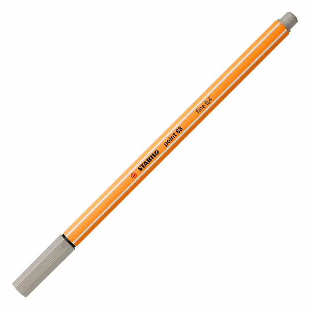 STABILO point 88 Fineliner - Warm Grijs Direct Beschikbaar
