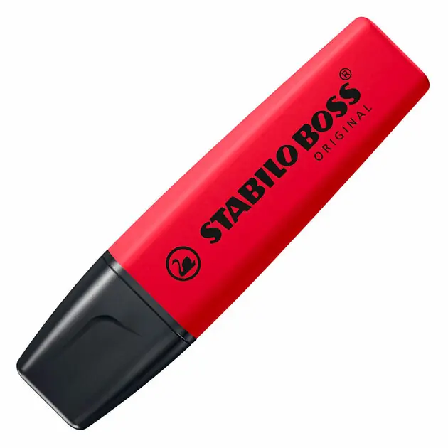 STABILO BOSS Original Markeerstift - Echt Rood Laatste Kans