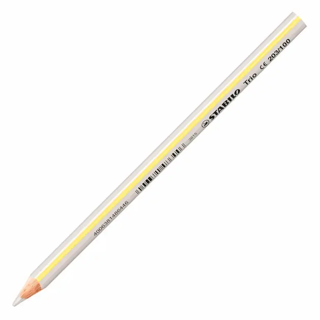 STABILO Trio thick Ergonomisch Kleurpotlood - Wit Hete Deal