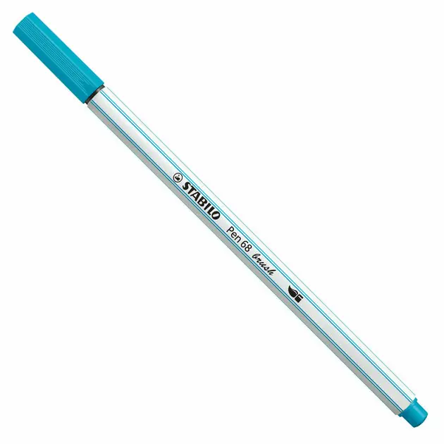 Koop Vandaag STABILO Pen 68 Brush - Viltstift - Lichtblauw (31)