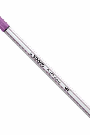 Betrouwbaar STABILO Pen 68 Brush - Viltstift - Pruimen Paars (60)