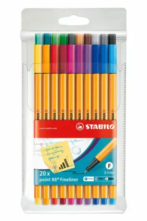STABILO point 88 Fineliners in Etui - 20dlg. Korting