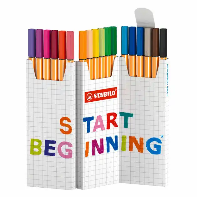 STABILO point 88 Zig Zag Fineliners - 18dlg. Gecertificeerd