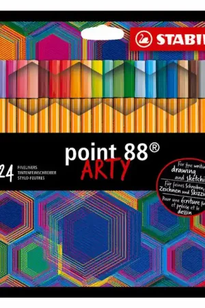 Alleen Vandaag STABILO point 88 ARTY Fineliners - 24dlg.