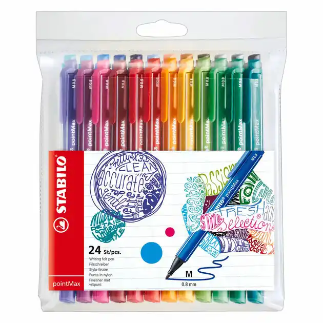 Speciale Aanbieding STABILO pointMax Fineliners - 24dlg.