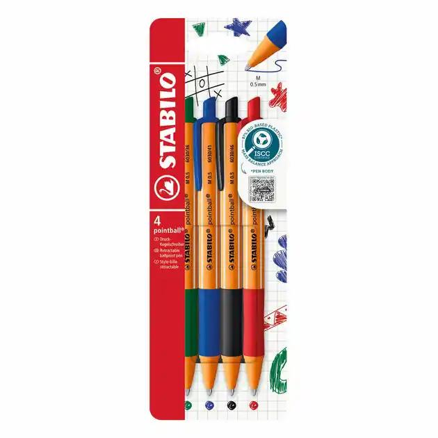 STABILO pointball Balpennen - 4dlg. Meest Verkocht