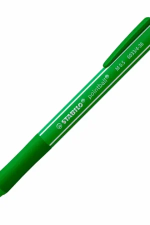 Seizoensaanbieding STABILO pointball colorful Balpen - Groen