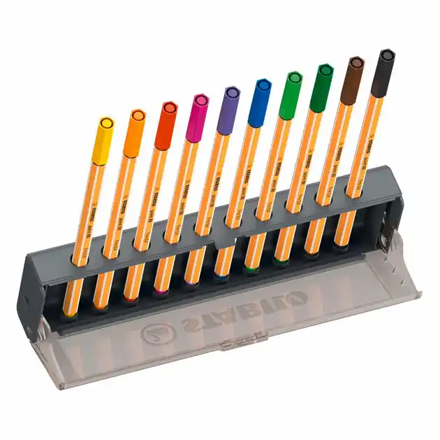 STABILO point 88 click set Fineliners - 10dlg. Veilige Betaling