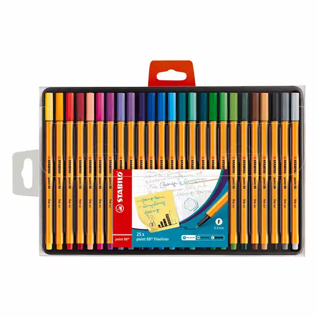 STABILO point 88 Fineliners in Etui - 25dlg. Goedkoop