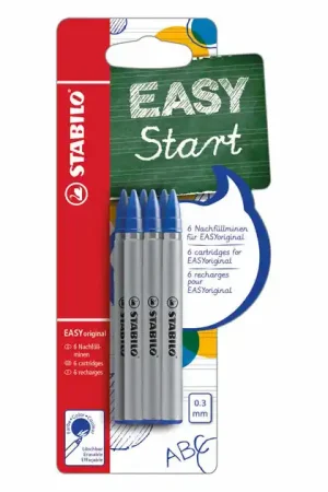 Dagaanbieding STABILO EASYoriginal Navullingen Fijn Blauw - 6st.