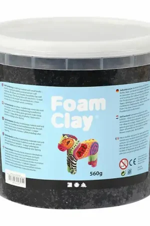 Nu Kopen Foam Clay - Zwart, 560gr.