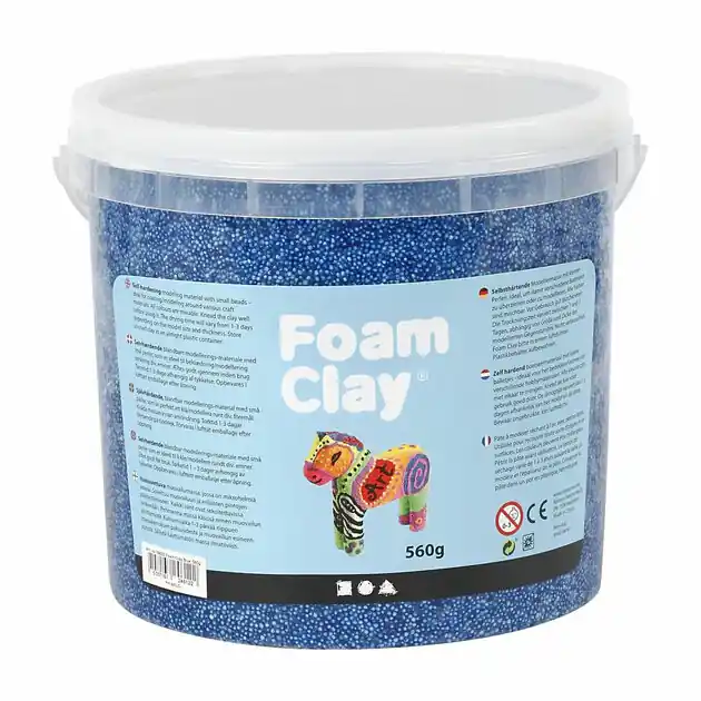 Gratis Retour Foam Clay - Blauw, 560gr