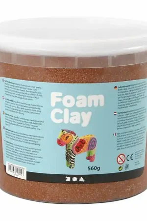 Tijdelijk Beschikbaar Foam Clay - Bruin, 560gr.