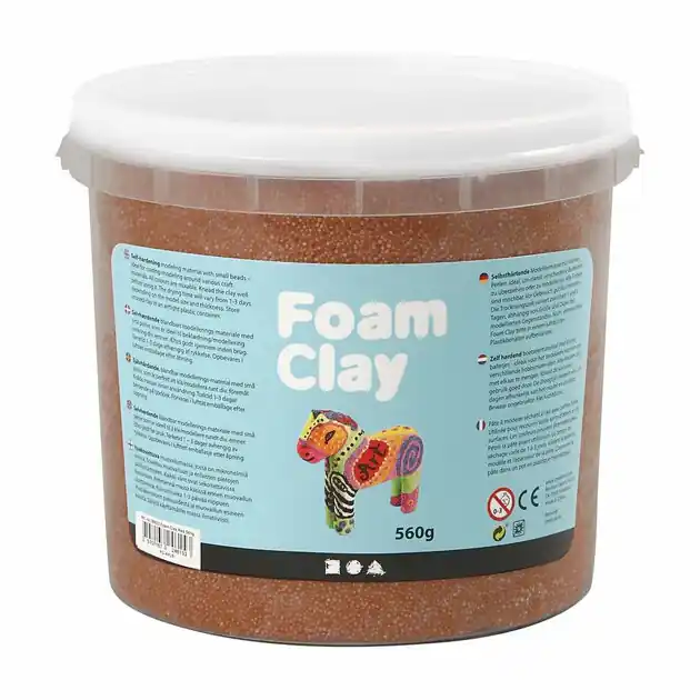 Tijdelijk Beschikbaar Foam Clay - Bruin, 560gr.