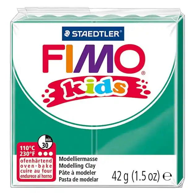 Premium FIMO Kids Boetseerklei Groen, 42gr
