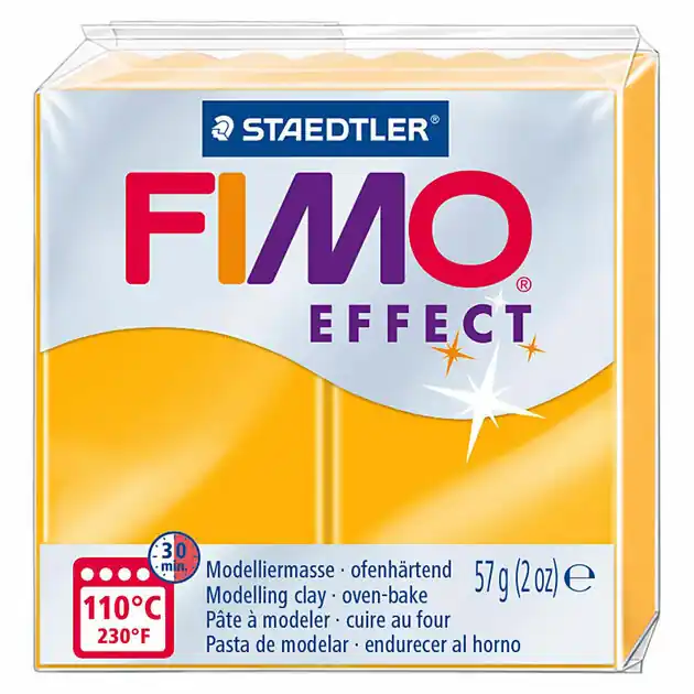 FIMO Effect Boetseerklei Neon Oranje, 57gr Gereduceerde Prijs