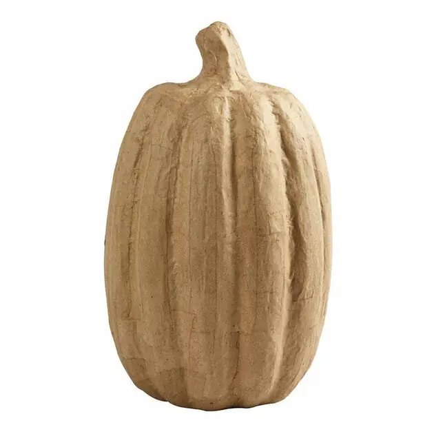 Pompoen Papier-mache, 33x19cm Beperkte Voorraad