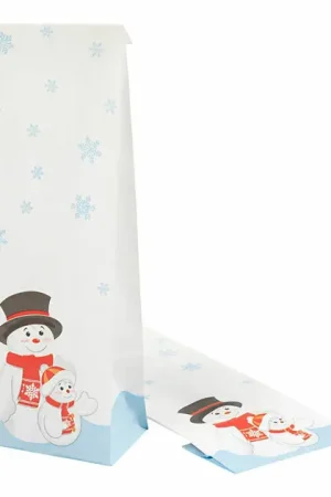 Papieren Zak met Kerst Motief, 100st. Tijdelijk Beschikbaar