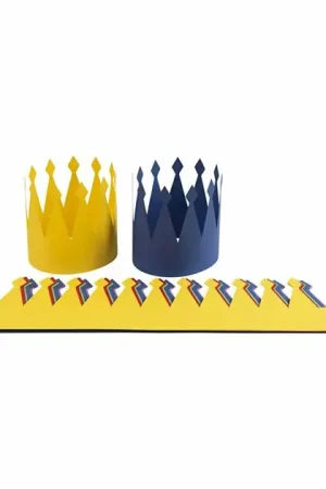 Kroon Karton Diverse Kleuren, 25st. Gecertificeerd