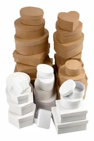 Dozen Bruin en Wit 6,5-18cm, 30st. Rechtstreeks Van De Fabrikant