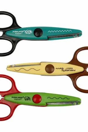 Fiskars Kidzors Kartelscharen Krokodil Slang Kikker- 3st. Hoge Kwaliteit